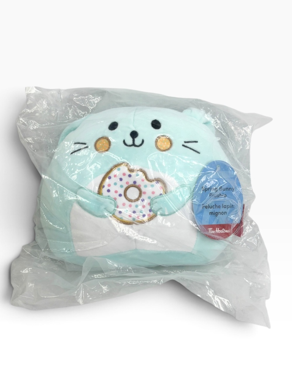 Tim Hortons Exclusive Unopened 2025 Spring Bunny 8” Tall Collectable Plush Toy